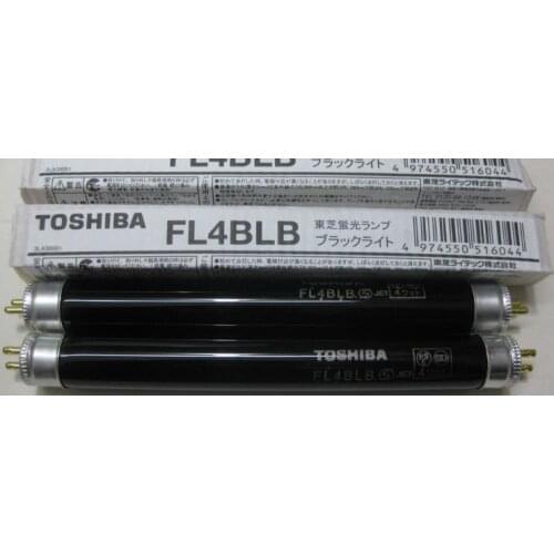 TOSHIBA FL4BLB/N 4W BLB fluorescent lamp,UVA 4 Watt Blacklight blue tube,To FL4BLB FUJI R1016A CP4 CP6 CP642 CP643 SMT bulb