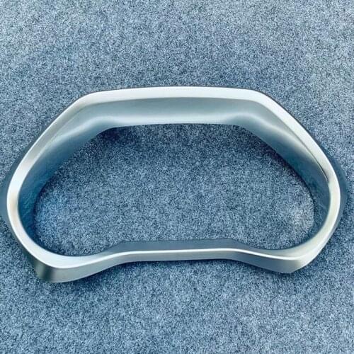 ABS Chrome Dashboard Instrument Panel Screen Frame Cover Trim Auto Accessories For Toyota Harrier Venza 2020 2021