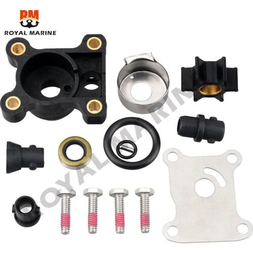0394711 Water Pump Repair Kit (Includes Impeller Housing) for Bombardier outboard motor 8HP 9.9HP 10HP 15HP boat engine parts