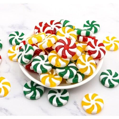 12Pcs Artificial Christmas Fake Candy Xmas Tree Pendant Mini Lollipop Home Decoration Noel Deco New Year Gift Navidad Jewelry