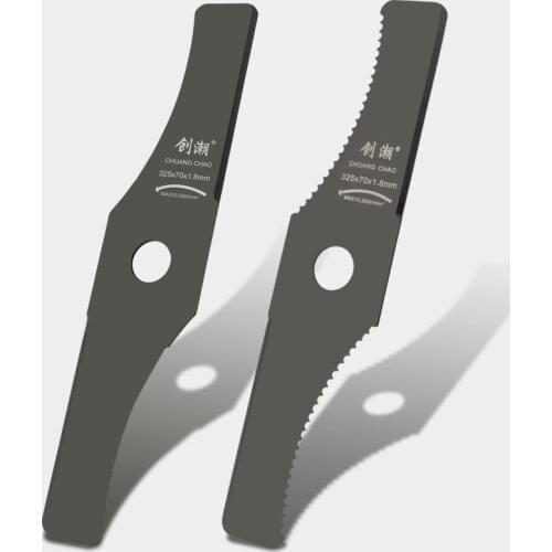 Durable Arc Brush Cutter Blade Trimmer Metal Blades Trimmer Head 65Mn Garden Grass Trimmer Head for Lawn Mower Bonsai tools