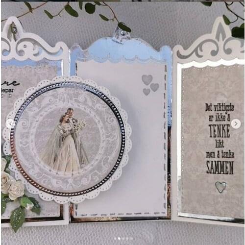 Metal Cutting Dies Circle Frame Background 2020 New Crafts Die Stencil For DIY Scrapbooking Paper/photo Cards Embossing Die