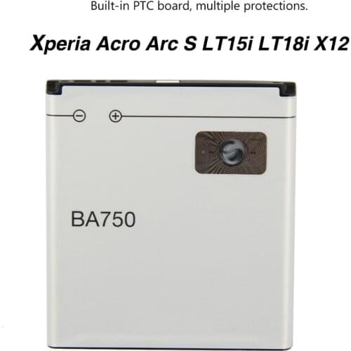 Original BA750 1460mAh Battery for Sony Ericsson Xperia Acro Arc S LT15i LT18i X12