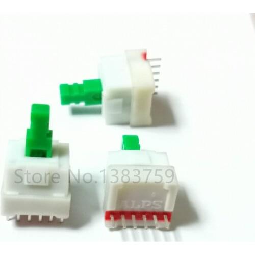 Original self-locking switch 12*11.5*19MM single row 6 pin position Press with lock