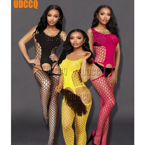 Sexy Mesh adult Lingerie Babydoll Underwear Intimate sleepwear costumes Nightgown Body Stocking lenceria bodysuit 9005