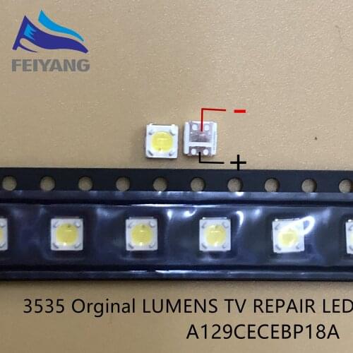 500pcs LUMENS LED Backlight 1W 3V 3535 3537 Cool white LCD Backlight for TV TV Application A129CECEBP18A-2092 4JIAO