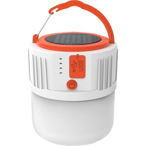 LED Emergency Lamp Solar Camping Light Waterproof Hanging Soft Brightness Large Battery Capacity Light for Youth Inn Atmosphere