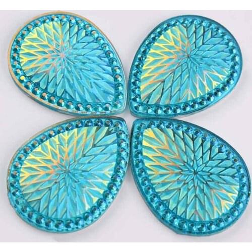 Sew On Rhinestones Taidian Tear drop 30*40mm &round shape 35mmFlatback for DIY Jewelry Accessories20pieces/lot