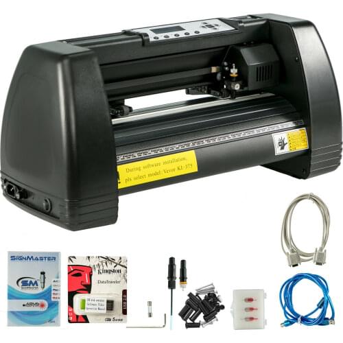 Vinyl Cutter Plotter Cutting 14" Sign Making Print Sign Maker Handicraft Signmaster Software Contour cutting