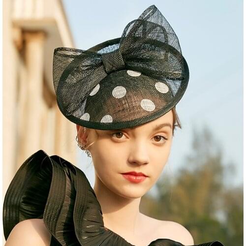 Fascinators Hair Pin Elegant Weddings Pillbox Hat For Women Linen Fedora Vintage Ladies Church Dress Sinamay Derby Hats