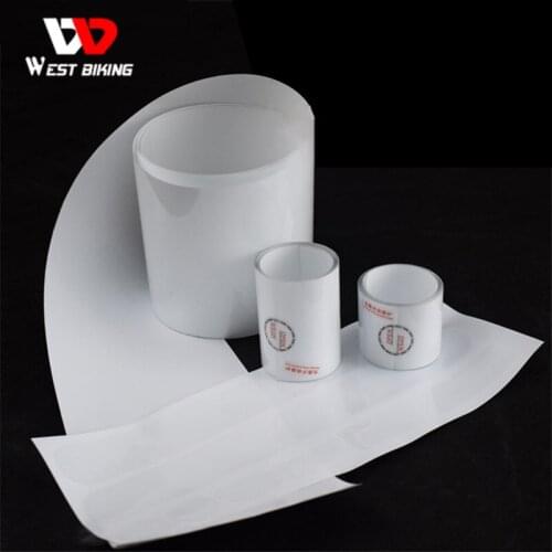 WEST BIKING Bicycle Paint Protection Film Bike Frame Anti Scratch Membrane Transparent Scratch-resistant Film Cycle Protect Film