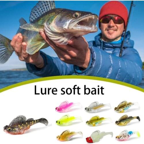 1 Pcs 75mm 14g Ultra Realistic Design Goby Paddle Soft Lure Fish Baits Finest Detailed Softbait New Swimbait Fishing Bait
