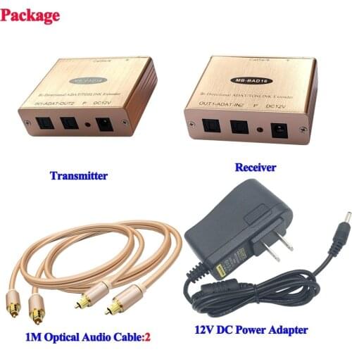 16-CH Microphone ADAT Over Lan Cable ADAT Signal To RJ45 Encoder Amplifier