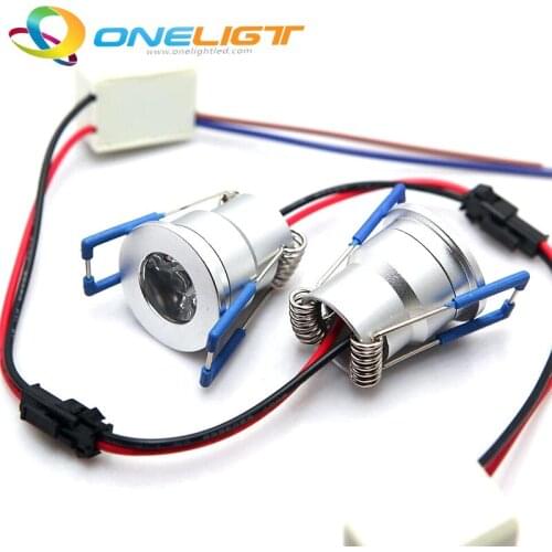 30 x Mini 3W LED Downlights Dimmable AC110V/220V Warm White Cool White LED Recessed Ceiling Lamps Free Shipping