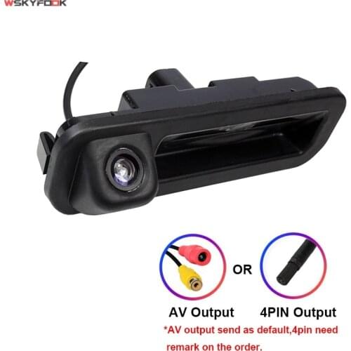 Car Special Trunk Handle Rear CameraFor Ford focus 2012 2013 For focus 2 focus 3 Reverse Parking Camera