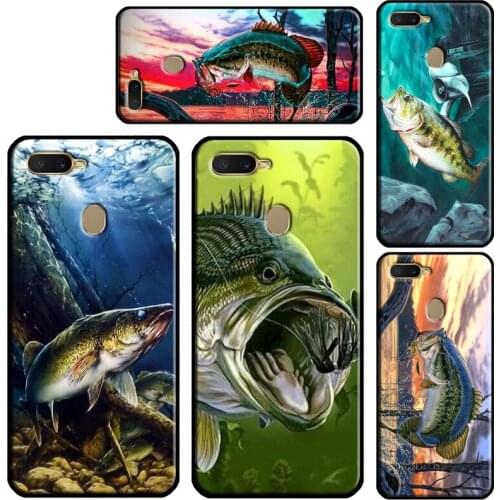 Bass FISHING FISH Phone Case For OPPO A91 A15 A5 A9 A53 A31 2020 A5S A3S A1K A52 A72 F5 F7 Reno 2 Z 4 Pro