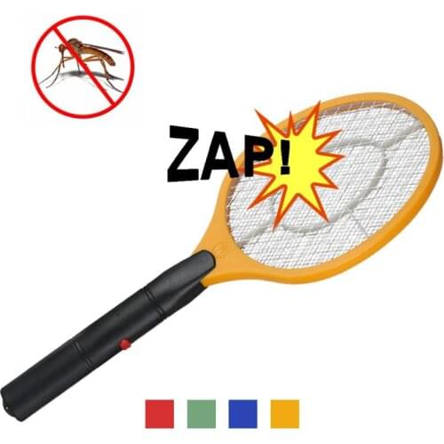 Anti Mosquito Fly Cordless Battery Power Racket Electric Mosquito Swatter Bug Zapper Racket Insects Killer Bug Zappers Summmer