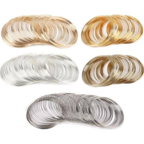 100 pieces of 0.6mm memory beaded steel wire bracelet bracelet making jewelry DIY making accessories