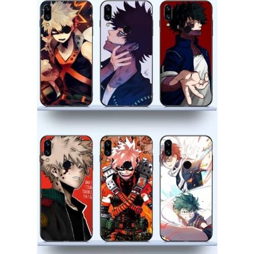 Anime My Hero Academia deku bakugou Boku Phone Case For Xiaomi Redmi note 7 8 9 t max3 s 10 pro lite funda shell coque cover