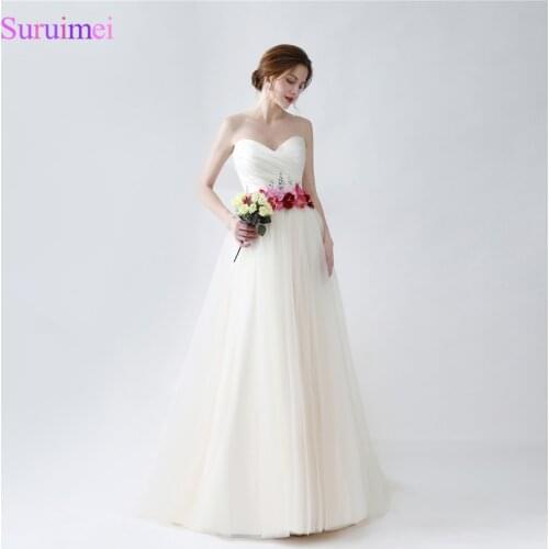 Ivory Tulle With Handmade Flowers Prom Dresses Sweetheart Beaded Long Prom Gown Girls Prom Dress