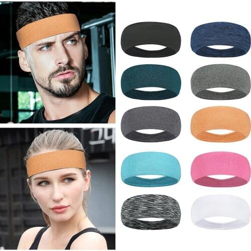 Breathable Yoga Hair Ribbon Sweatband Gym Fitness Sports Headbands Footaball Yoga Socer Running Hair Elastic Band For Women Men