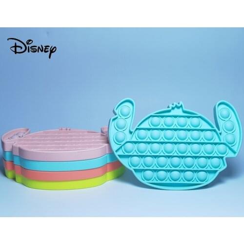 Disney Stitch Pop Fidget Toys Antistress Pop Reliver Stress Relieve Autism Special Sensory Stress Relief Increase Focus Toys