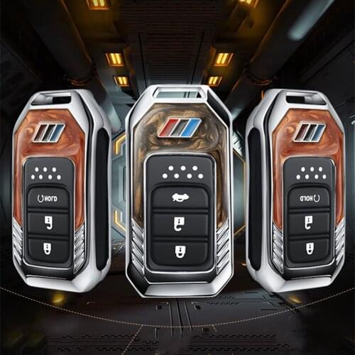 For Honda CRV elysion Breeze Accord Crider urv Avancier Odyssey Car metal silicone key cover remote control protective shell