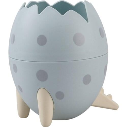 Cute Cartoon Dragons Egg Shape Pen Holder Creatives Desktop Stationery Storage Tube for Home School 8X12cm LBShipping