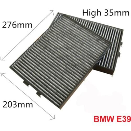 Cabin Filter Fresh Air Filter Set for BMW e39 525i 528i 530i 540i M5 Charcoal filter 64110008138 64319069927 64118391200