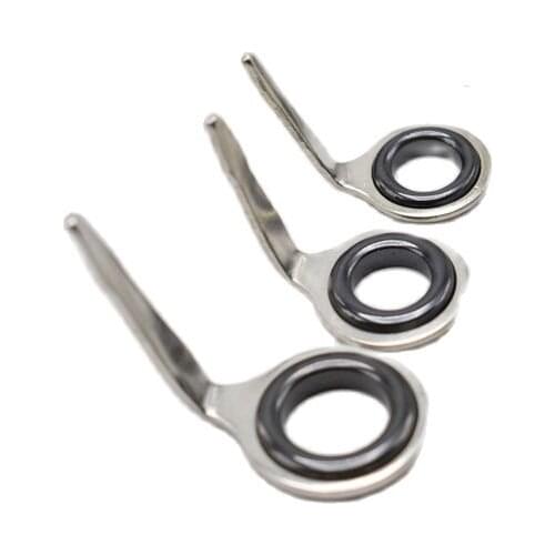 3/4/5/6/8/10# the guide ring fishing tackle product repair kit for diy fishing boat/raft rod accessories supplier 1piece