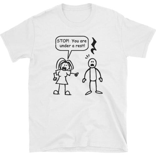 2019 New Mens Under A Rest Musical Theatre Joke Funny Mens T-Shirt Tee Shirts