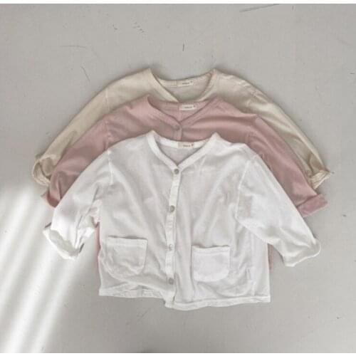 2021 new style boys girls coat fashion summer full sleeve cotton babys coats