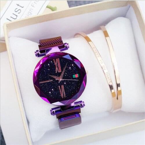 New woman bracelet Star Watch Female Student Korean Simple Fashion Trend Casual Atmospheric Waterproof Womens Watch