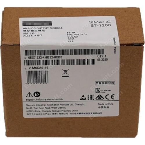6ES7232-4HB32-0XB0 6ES7 232-4HB32-0XB0 for SIMATIC S7-1200 Analog output SM 1232 6ES72324HB320XB0 Original Brand New PLC MODULE