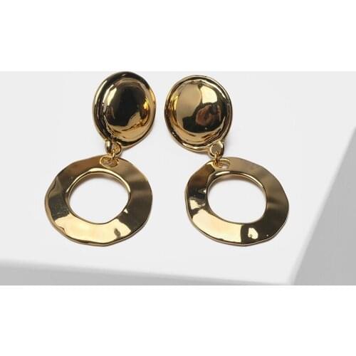 P91 Amorita boutique Vintage hoop pendant drop earrings