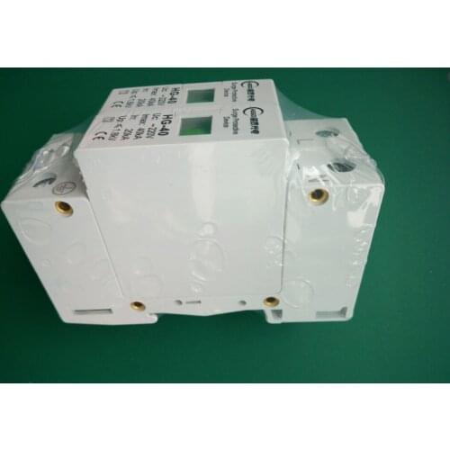 Surge protector anti lightning household module 220V lightning arrester 2p40ka HG