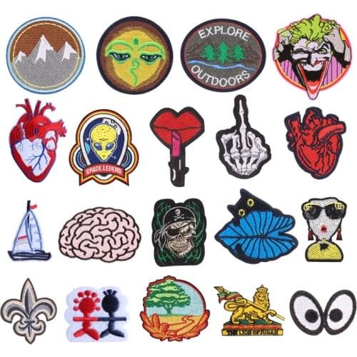 Dumbo Elephant Embroidery Patches Iron On Patch For Clothing DIY Stickers Sew On Clothes Denim Jacket Backpack Handbag Badges