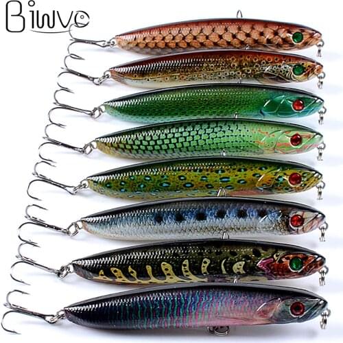 Biwvo Sinking Lures 18g 9.6cm Wobbler Minnow Winter Goods For Fishing Hard Jigging Mold For Sea Ice River Wobbler For Trolling