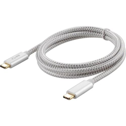 USB C Cable USB C to USB C Nylon Cable 60W PD Type C Charging Cable for Laptop/Tablet/Phone