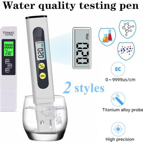 High Precision Digital Detachable TDS Aquarium Pool Tap Water Domestic Probe Portable LED Display Water Quality Testing Pen