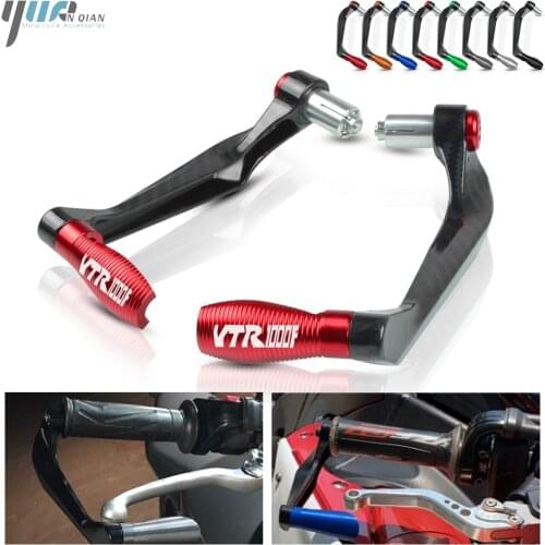 Carbon Fiber Motorcycle Handlebar Brake Clutch Levers Protector Guard For Honda VTR1000F VTR 1000 F FV/FW/FX/FIRESTORM 1997-2005