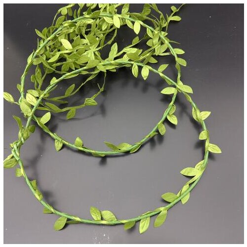 200 m Silk Leaf-Shaped Handmake Artificial green Leaves For Wedding Decoration DIY Wreath Gift Scrapbooking Craft Fake Flower