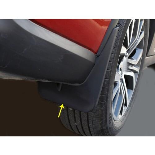 Car plastic fender soft mudguard protection flap splash mud guard frame molding For Mitsubishi Outlander 2016 2017 2018 2019