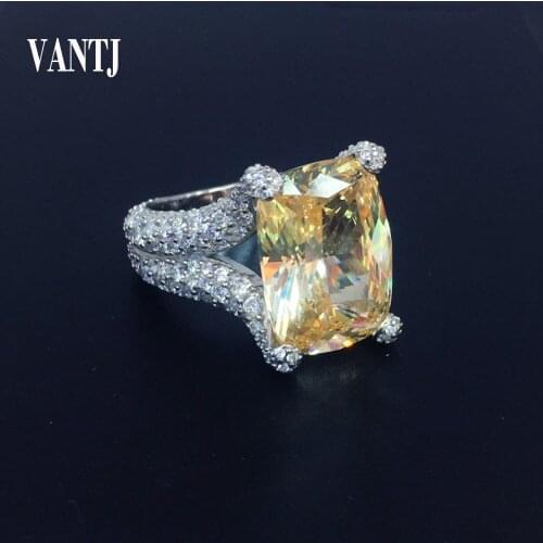 Elegant Created Moissanite Rings Sterling 925 Silver Sinity Stone for Wome Jewelry Brand Anniversary Party Gift wholesale