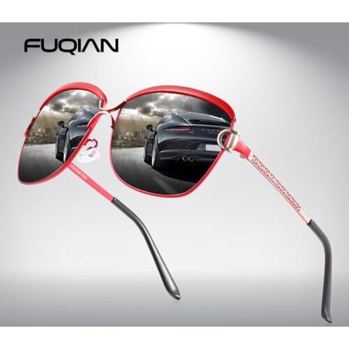 FUQIAN Women's Sunglasses Vintage