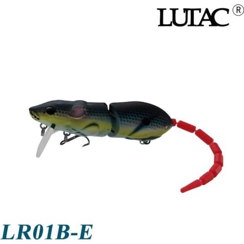Mouse Fishing bait LUTAC artificial swimbait hard lure 15.2g 100mm plastic minnow with hooks