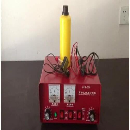 Small Electrochemical Corrosion High Precision Metal Stainless Steel Marking Machine Etching Code Machine HNW-300