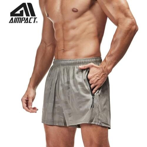 AIMPACT Mens 2 in 1 Running Shorts Workout Gym Fitness Compression Linner 5 Inch Quick Dry With Phone Pockets Shorts For Men