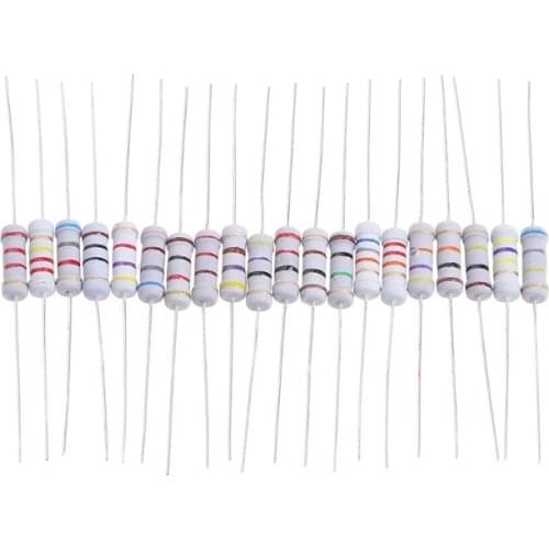 200 Pcs 20 Value 1W Resistor Set 5% Resistance Assortment Kit 10 ohm-1M ohm New