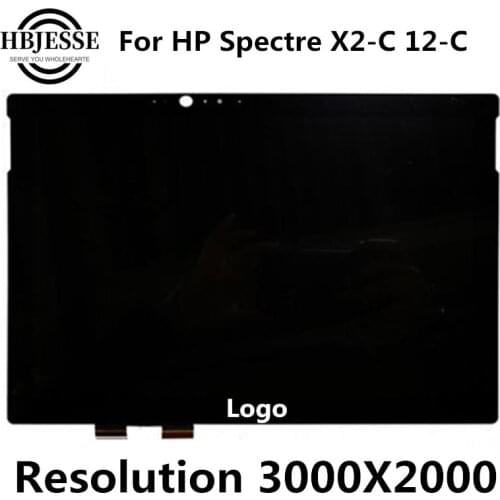 New 12" LP123QP1-SPA2 For HP Spectre X2-C 12-C 3000*2000 LCD Display Touch Screen Digitizer Assembly